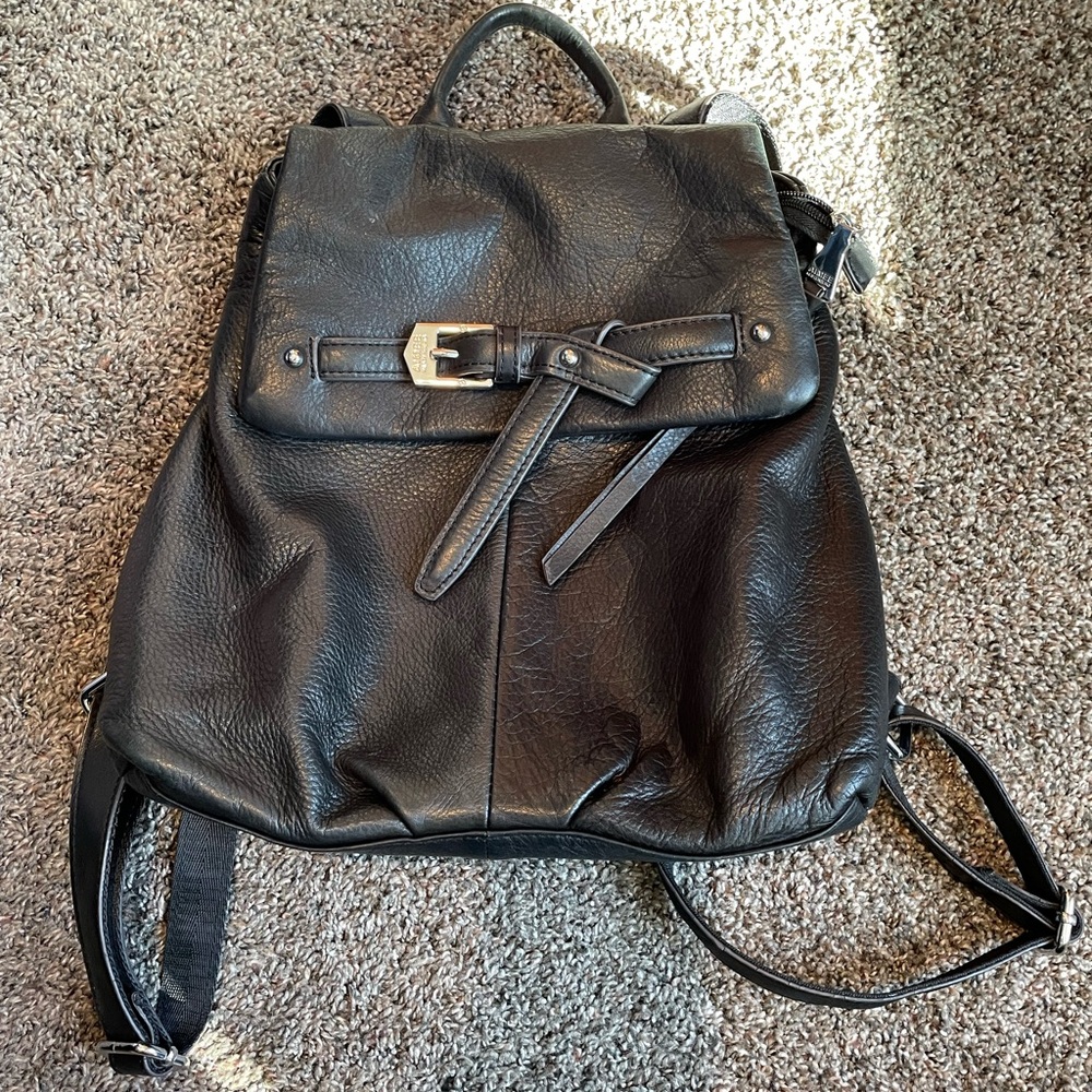 Aimee Kestenberg black backpack purse